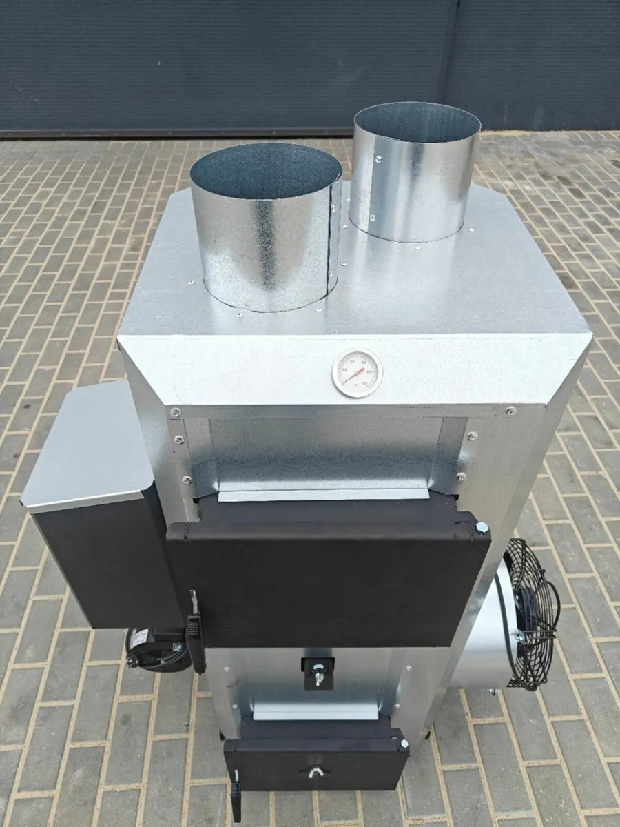 NG30 kw air heater (up to 400 m2) forused oil+wood - Image 2