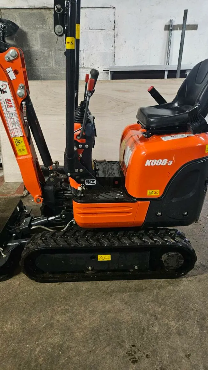 Kubota K008-3.  57 hours on the clock - Image 1