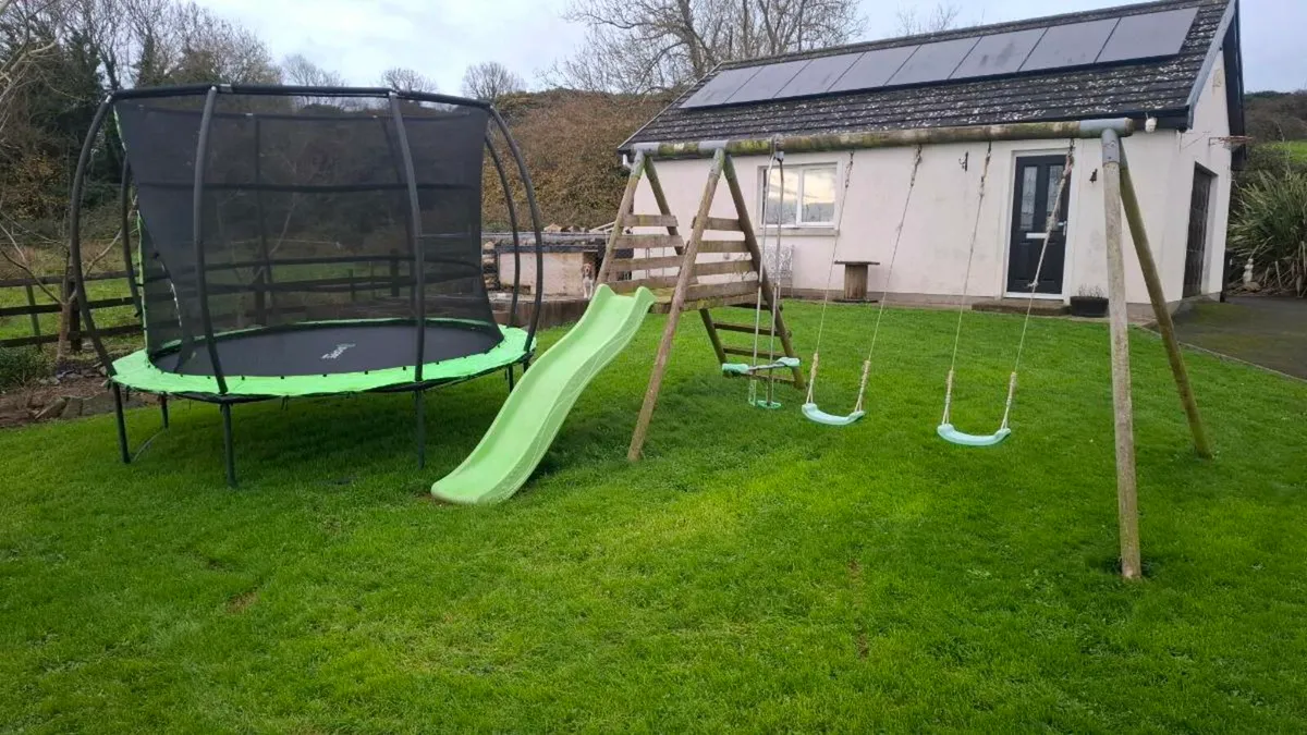 Trampline and Swing set - Image 1