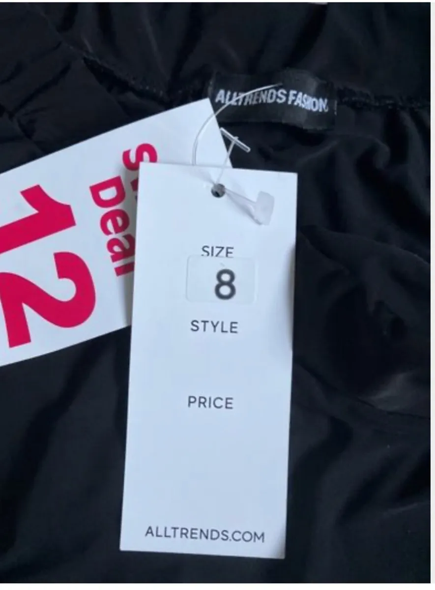 Black mini skirt Love Lisa Size 8 BNWT - Image 4