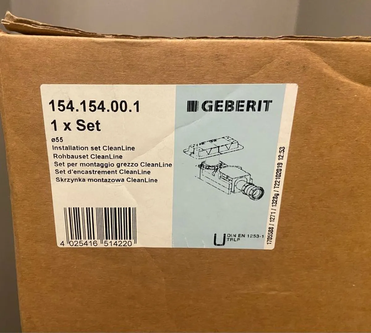 Geberit installation set for CleanLine shower channels,and in channel - Image 2