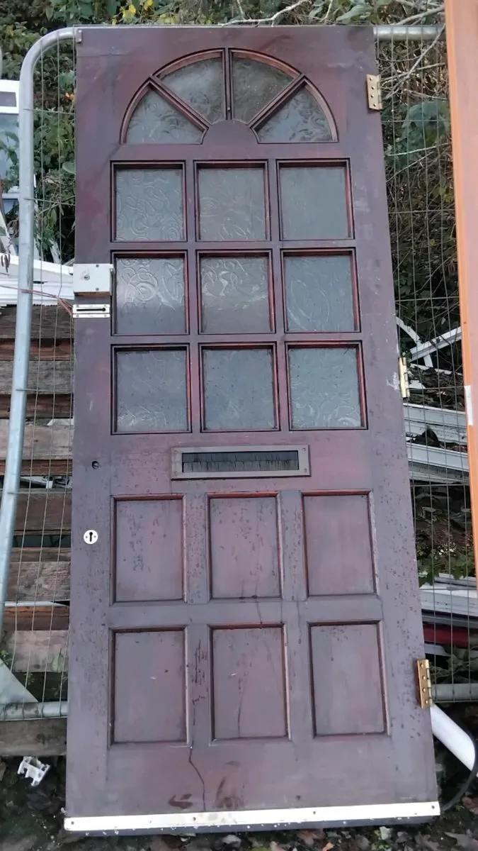 Teak door - Image 1