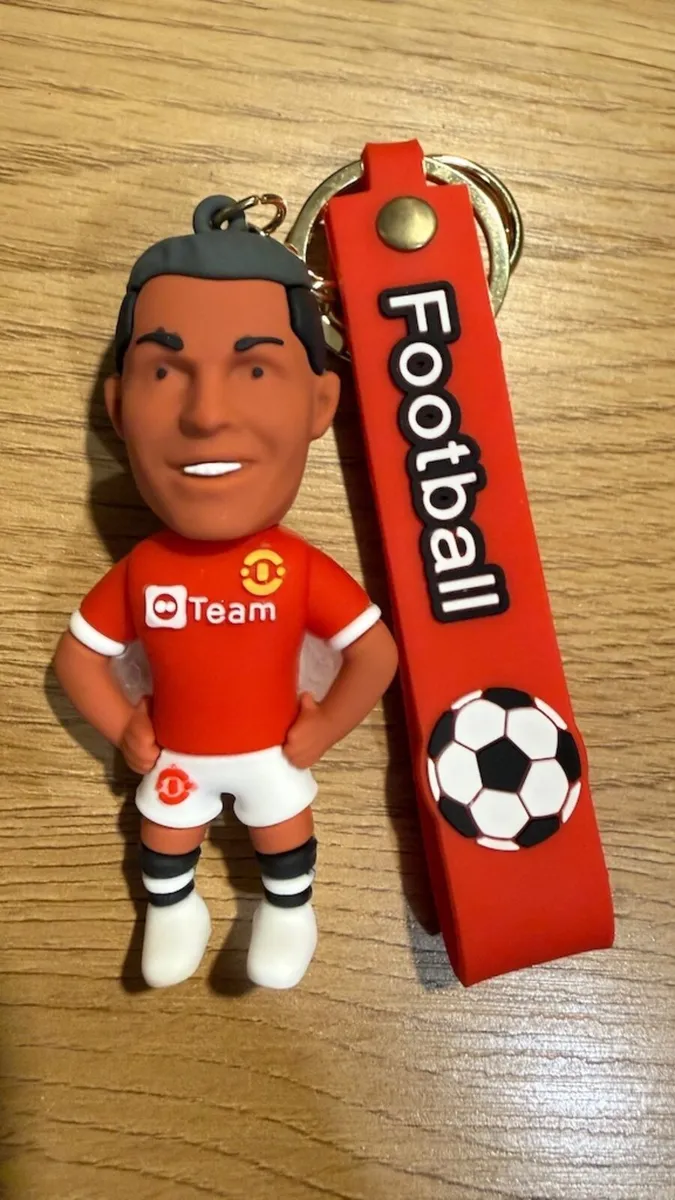 Messi, Ronaldo football character keyrings - Image 4