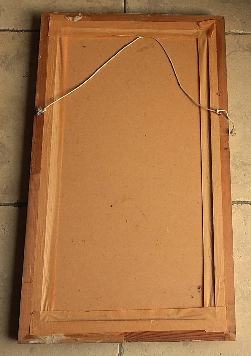 Large Bevelled Edge Wall Mirror in Ornate Frame - Image 4