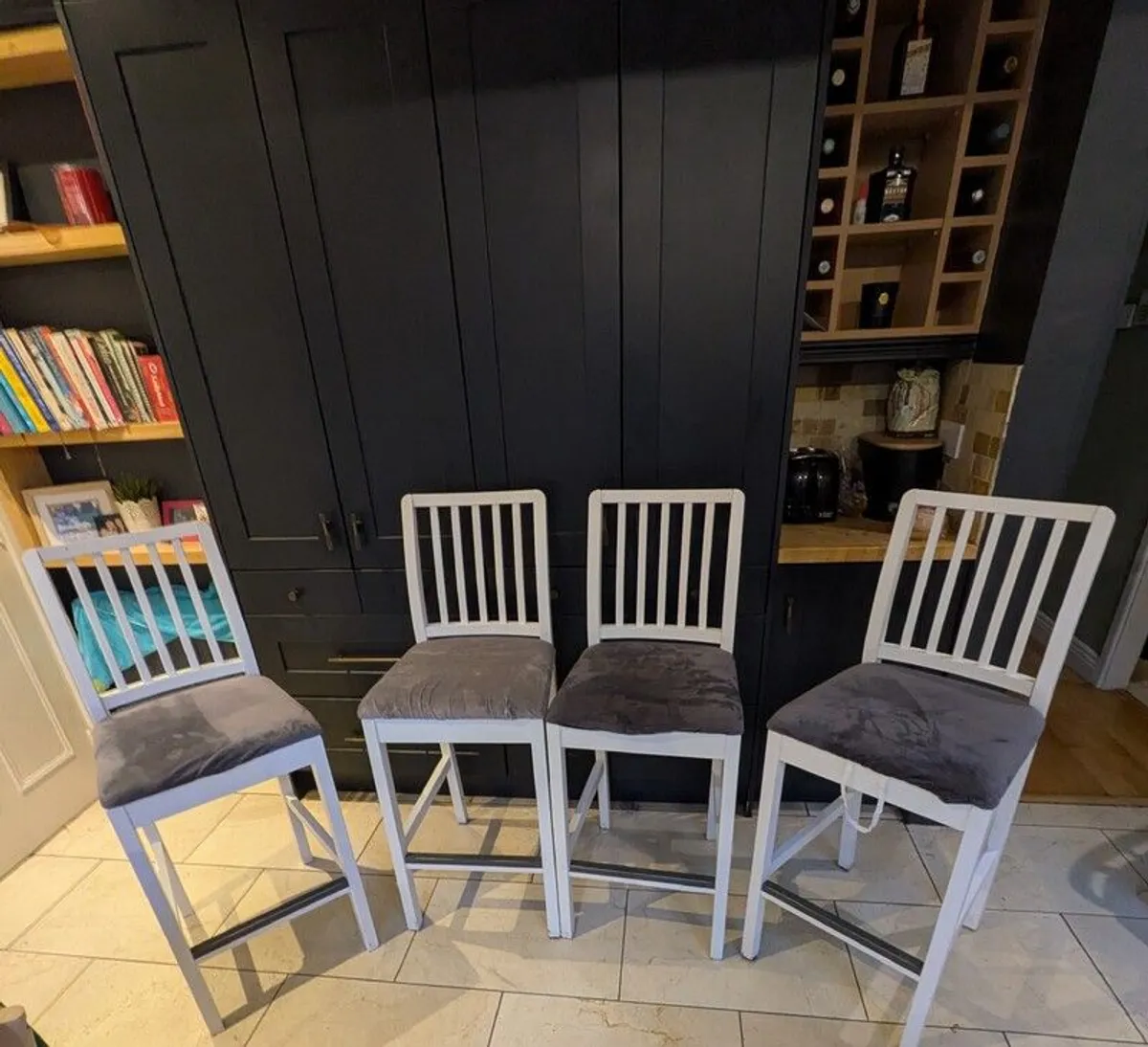 4x Counter stool  bar stool Ikea Ekedalen - Image 3