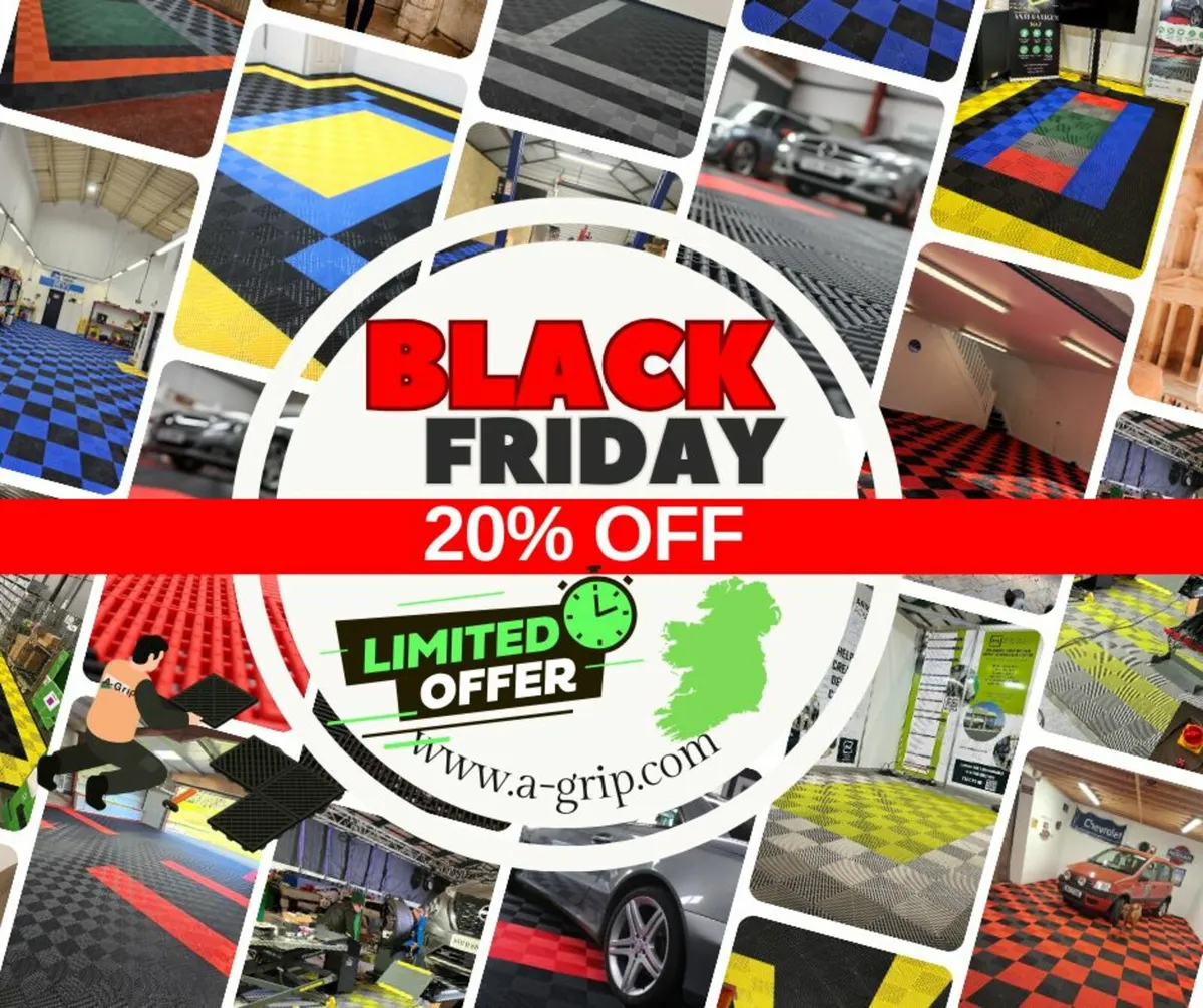 A-Grip Garage Floor Tiles - Image 1