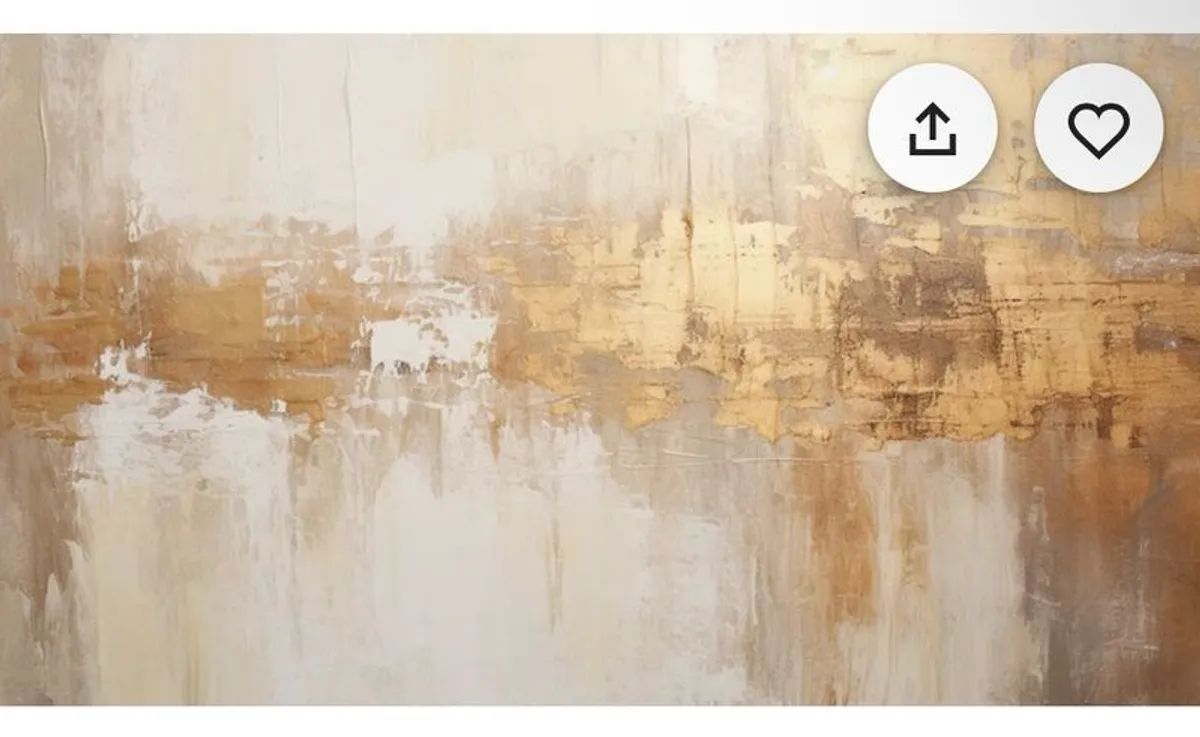 Gold Canvas Print - Brand New - Image 1