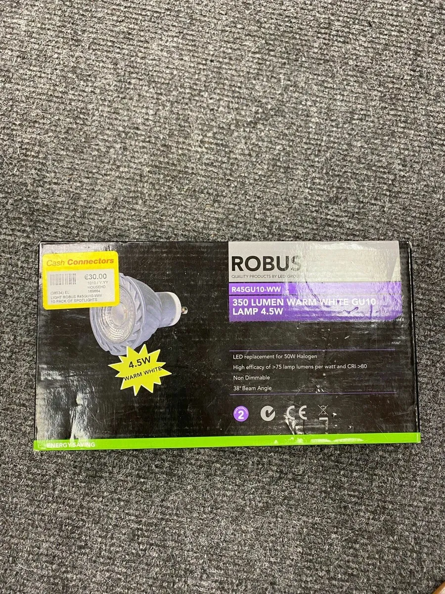 Robus R45GU10 10 pack of spotlights