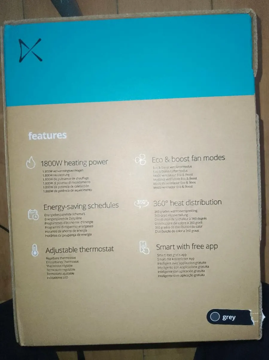 DUUX Threesixty2 Smart Heater (Grey) - Image 2