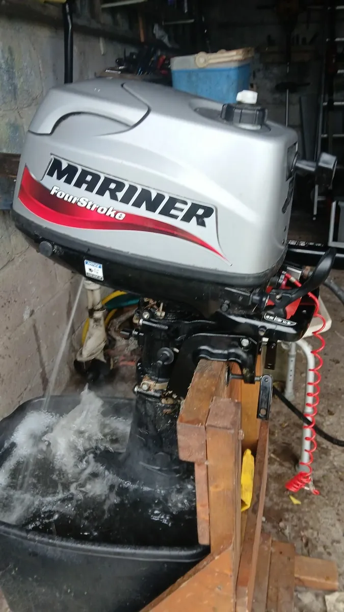 Mariner 6hp four stroke outboard engine - Image 1