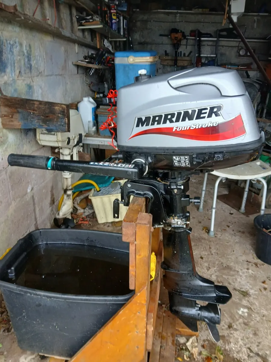 Mariner 6hp four stroke outboard engine - Image 3