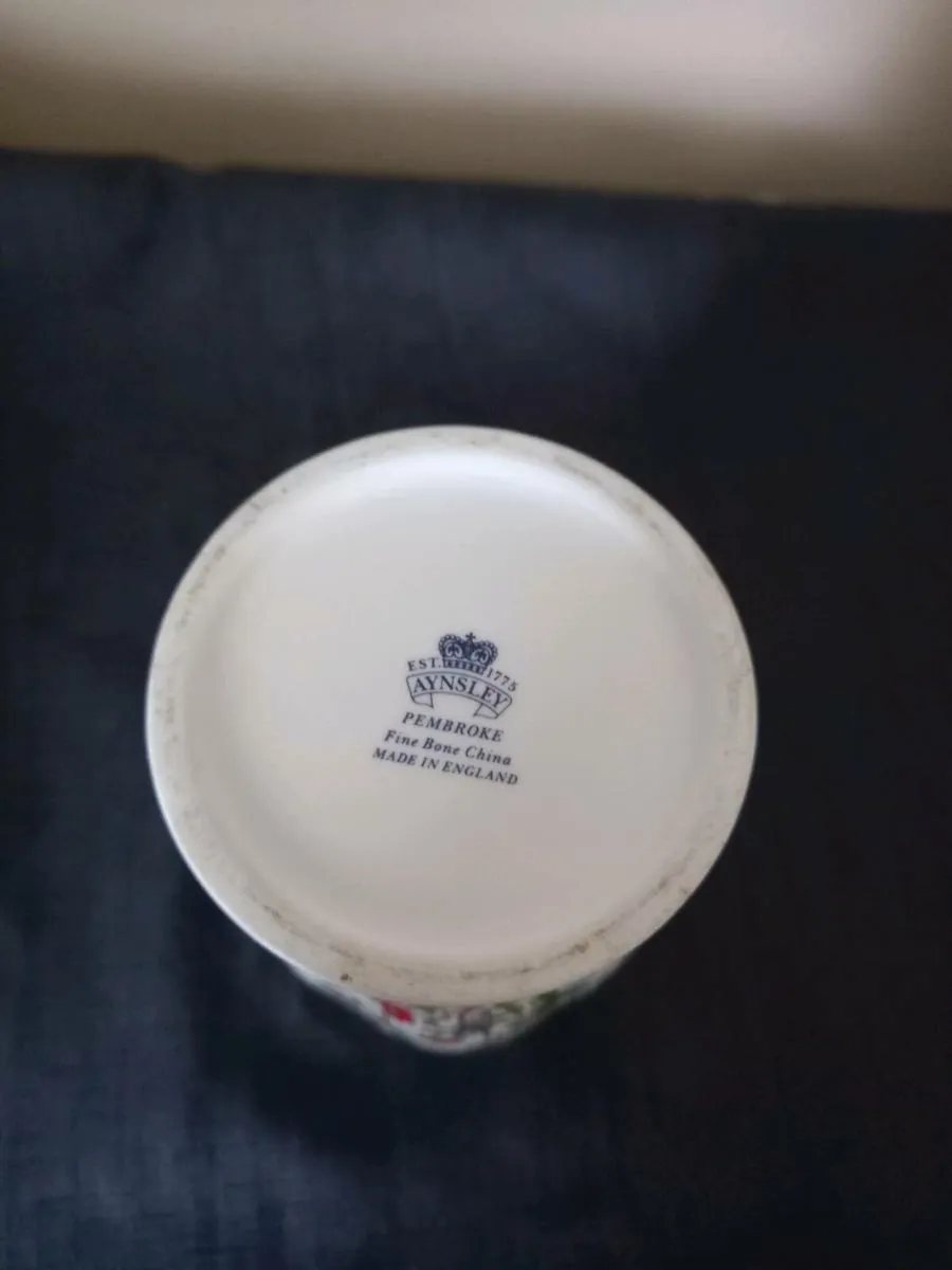 2 Aynsley China Vase's - Image 2