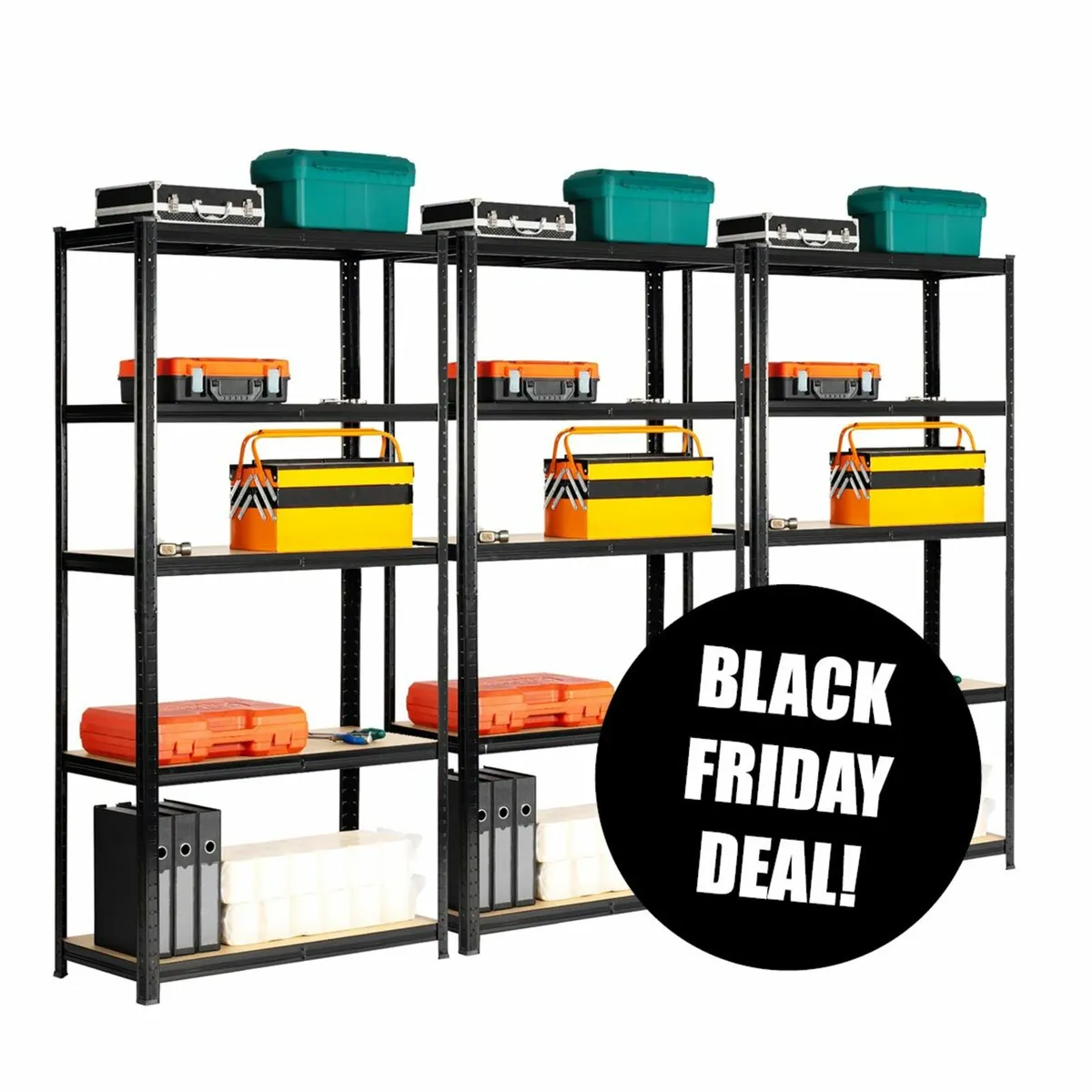 3 Bay Shelving Deal - BLACK FRIDAY €34 OFF!! - Image 1