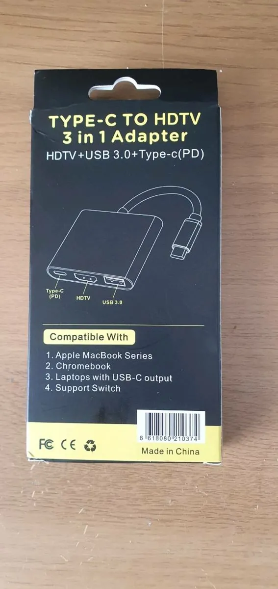 3 in 1 Adapters. Type C Connection