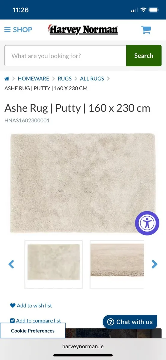 160x230 Rug - Image 1