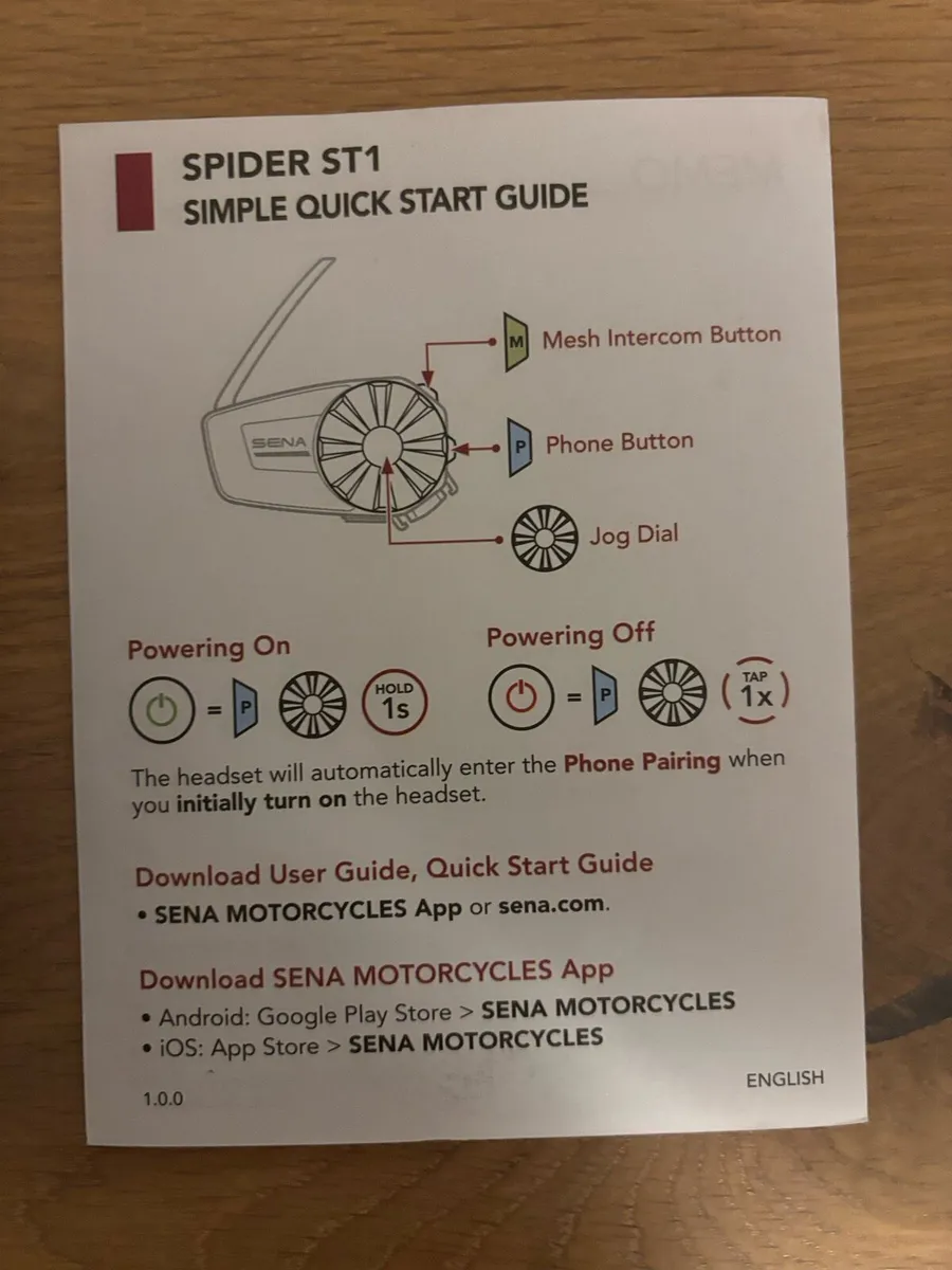 Mesh Comm System - Sena Spider ST1 - Image 4