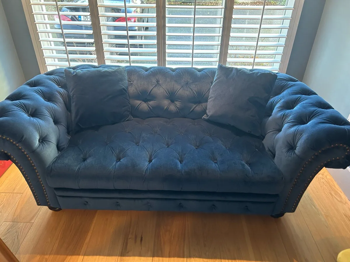 Adare chesterfield fabric sofa - Image 1