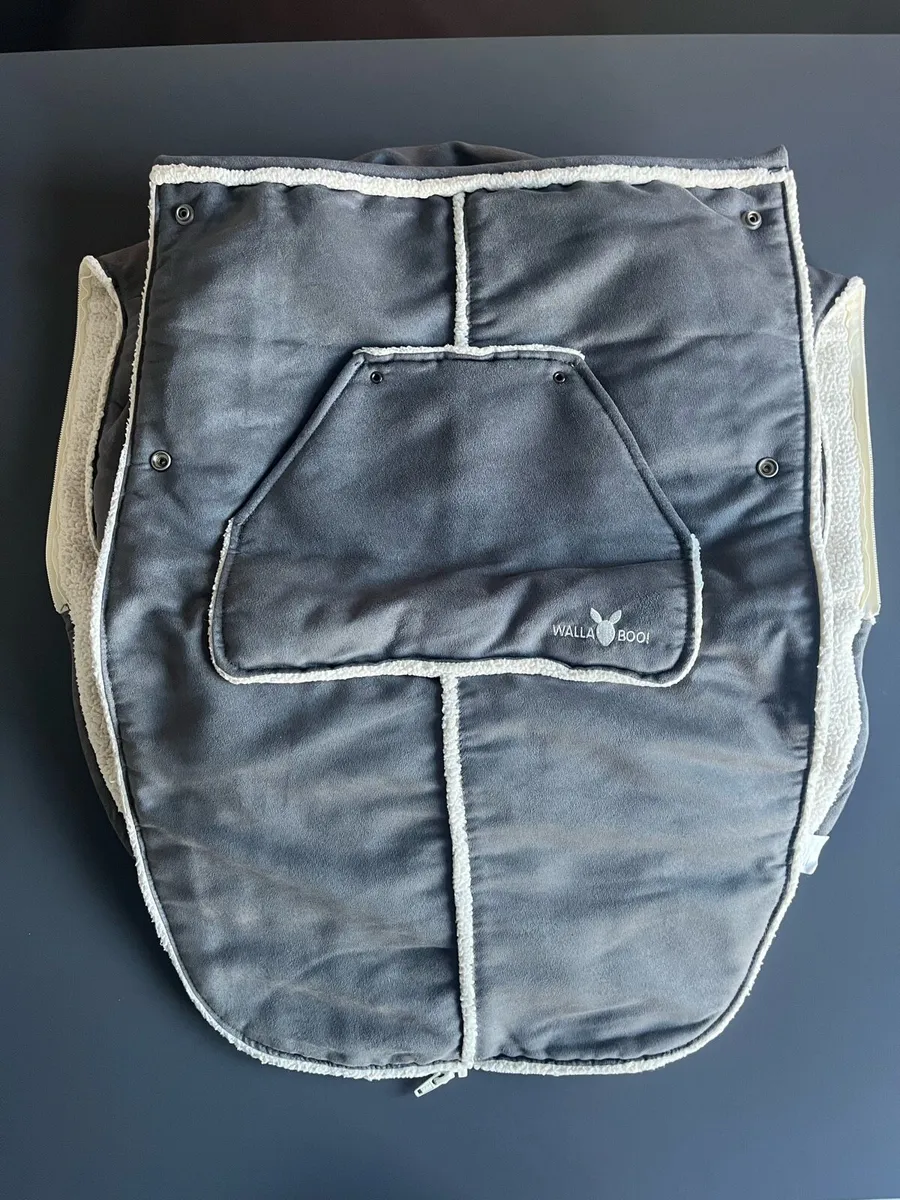 Walla Boo! Faux Suede Stroller Footmuff - Image 1