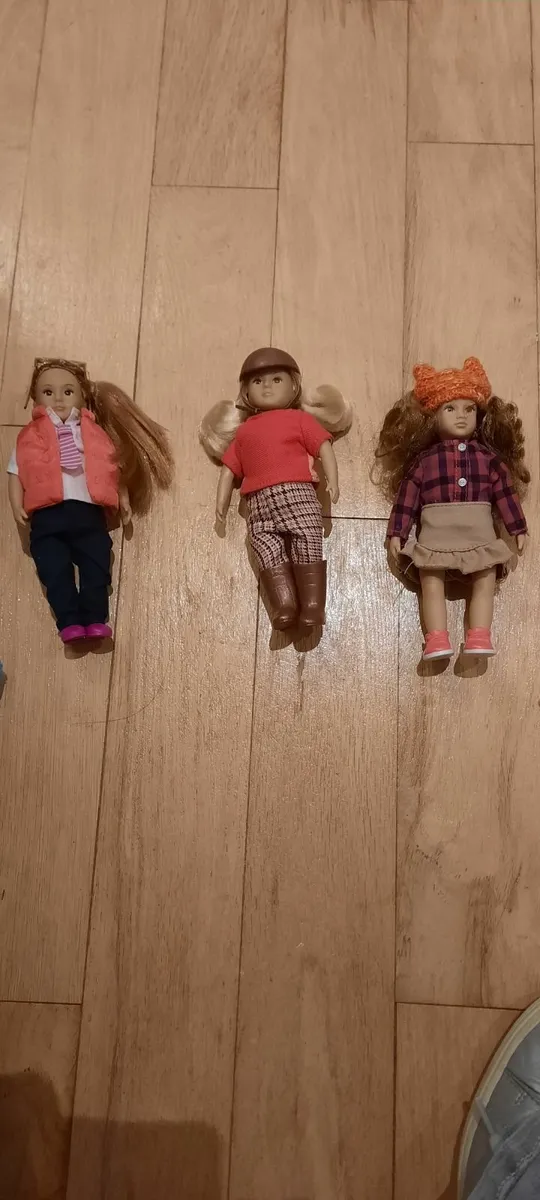 3 Lori Dolls- as new- 6 inches tall- 15 eur in tot - Image 1