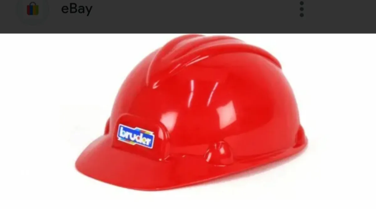 Bruder fireman helmet never used