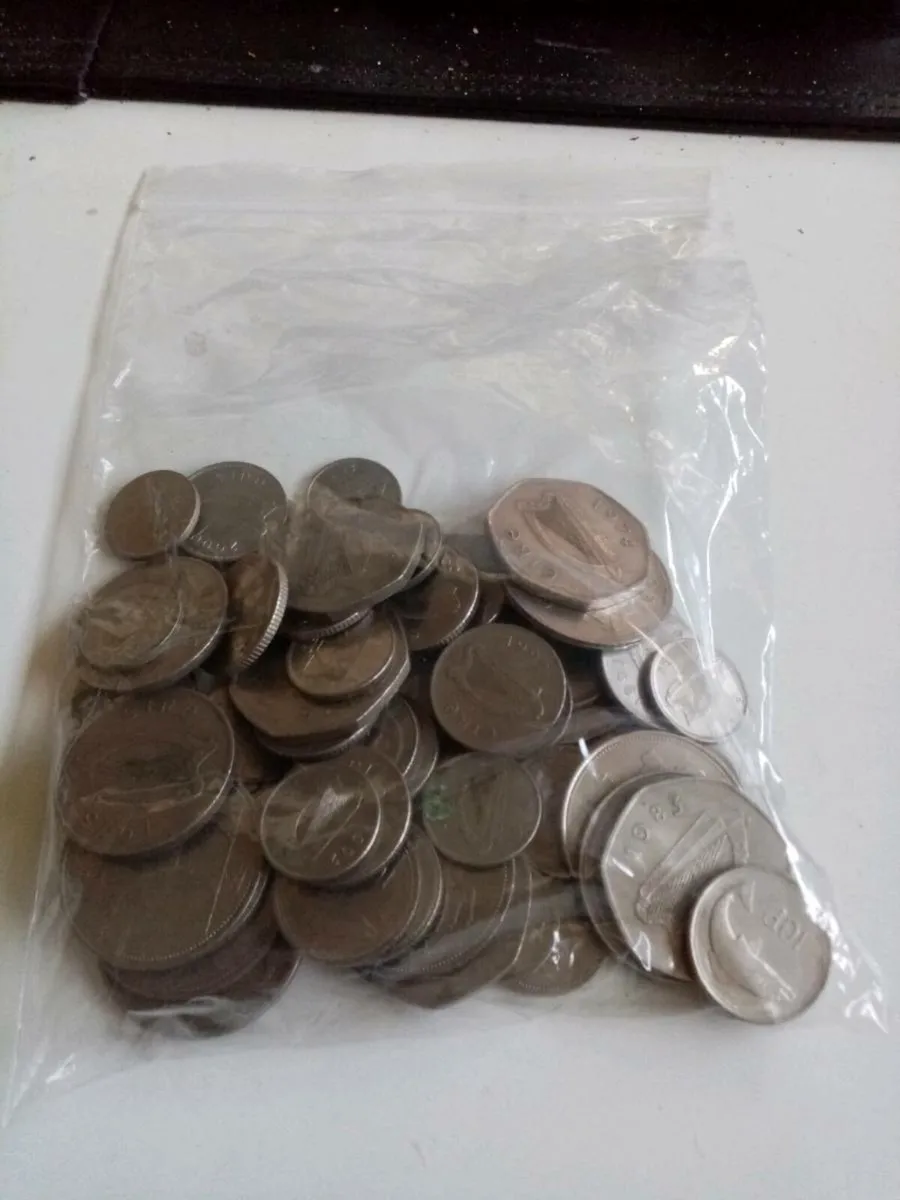 Bag of Old Irish Coins - Image 1