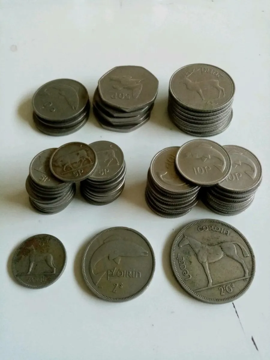 Bag of Old Irish Coins - Image 2