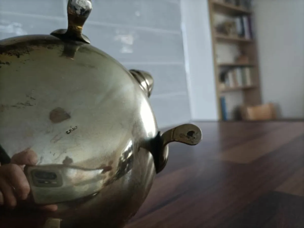 3 pieces tea set silver plated - Image 2