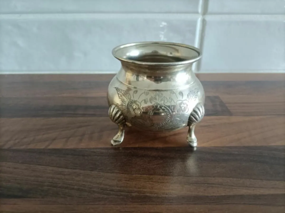 3 pieces tea set silver plated - Image 3