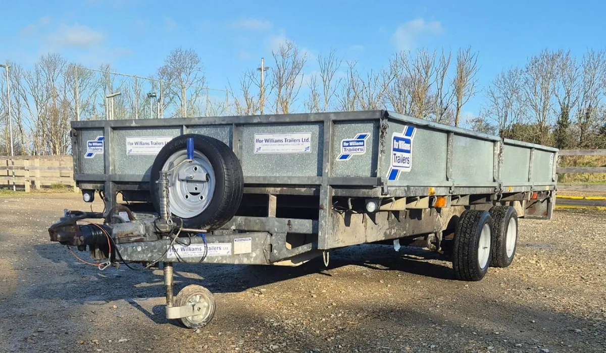 Ifor Williams 16 x 6,6 drop side trailer LM166 - Image 3