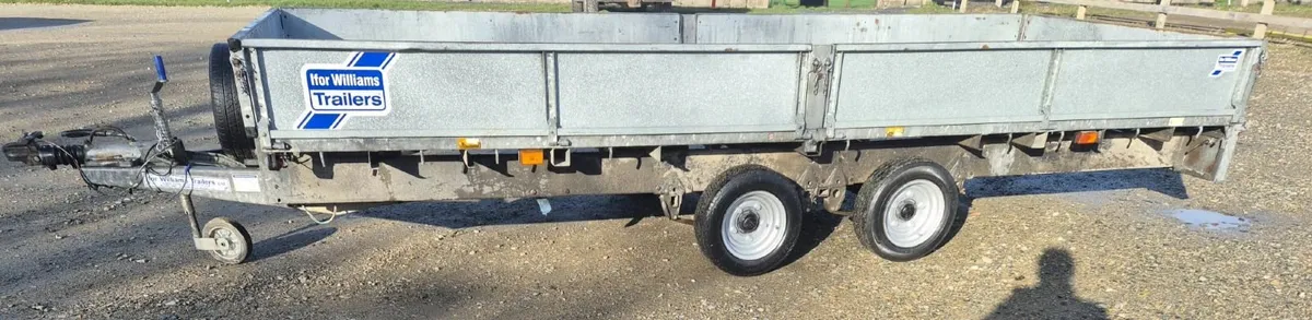 Ifor Williams 16 x 6,6 drop side trailer LM166 - Image 4