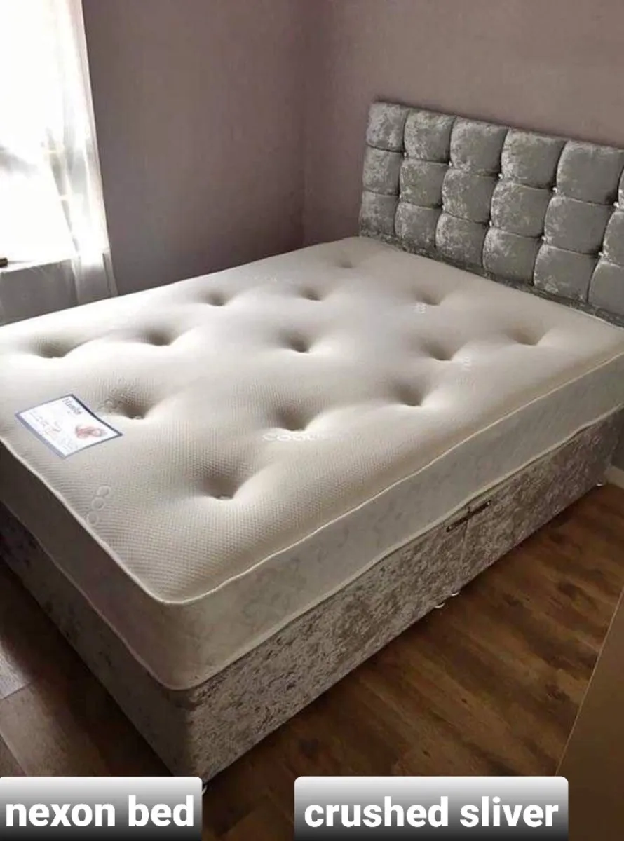 Divan beds and mattress - Image 3