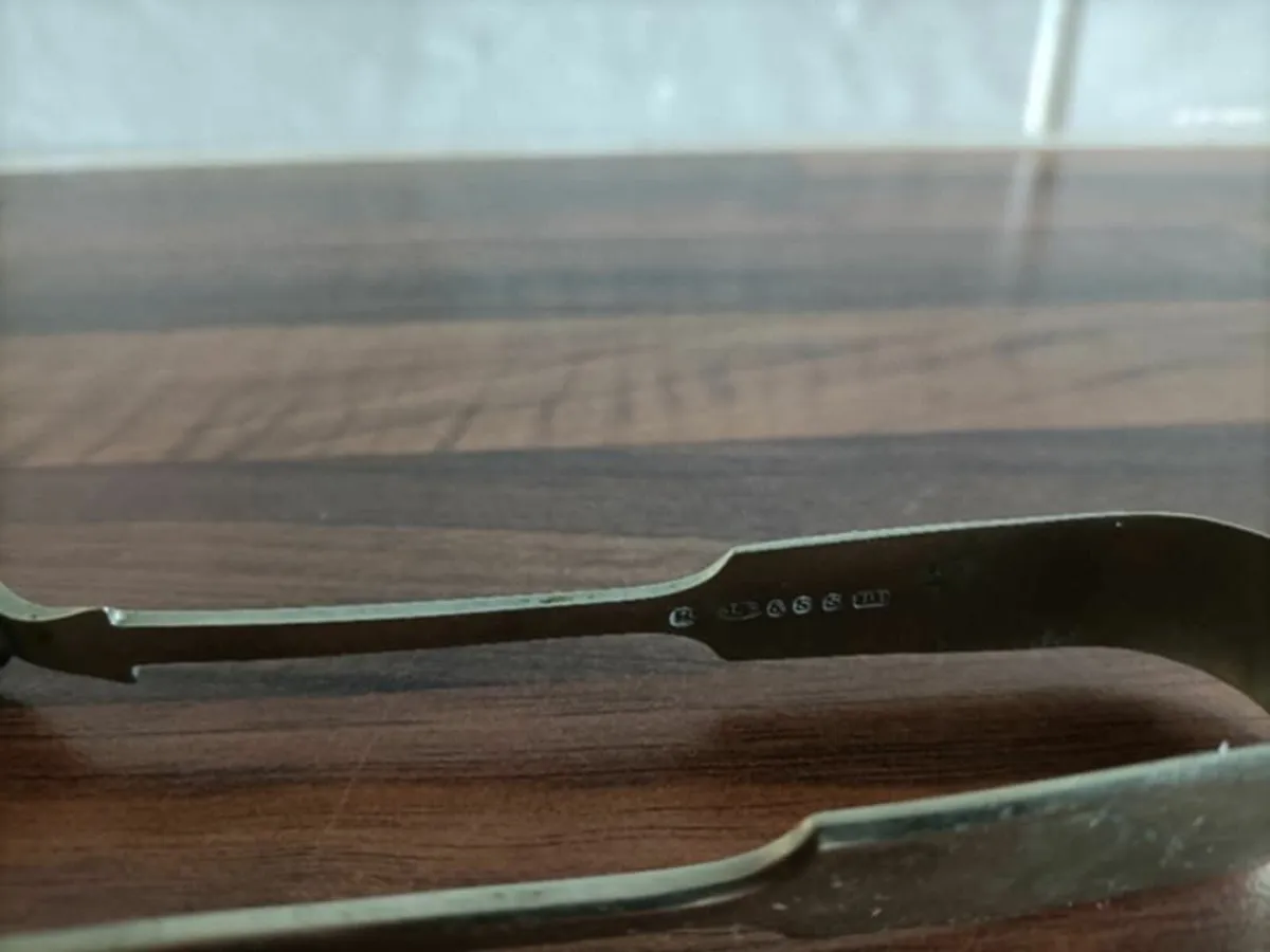 Silver Plated Sugar Tongs - Image 3