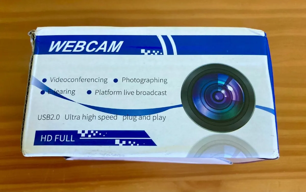 HD Full USB Webcam –  PC/Mac Camera with Mic - Image 2
