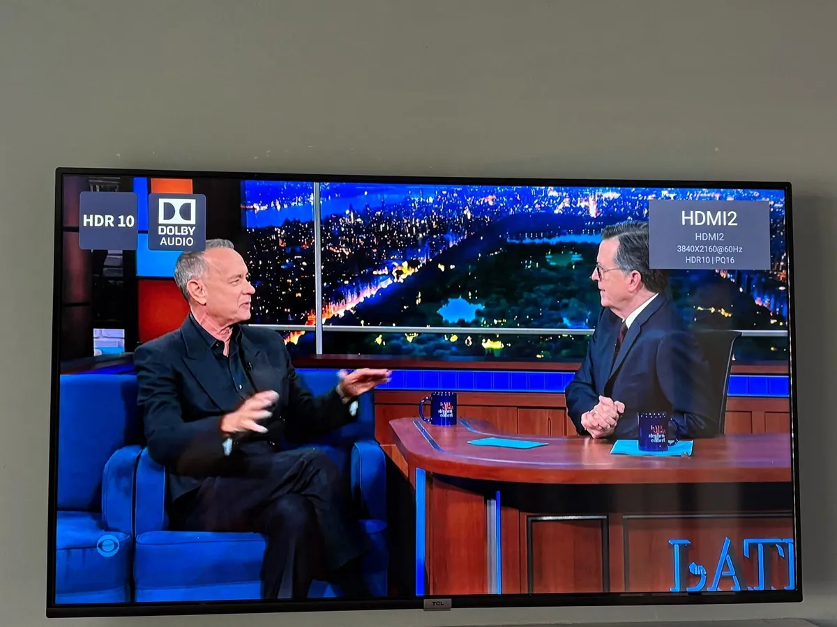 TCL 55P615K 55 Inch 4K Ultra HD Smart Android TV - Image 1