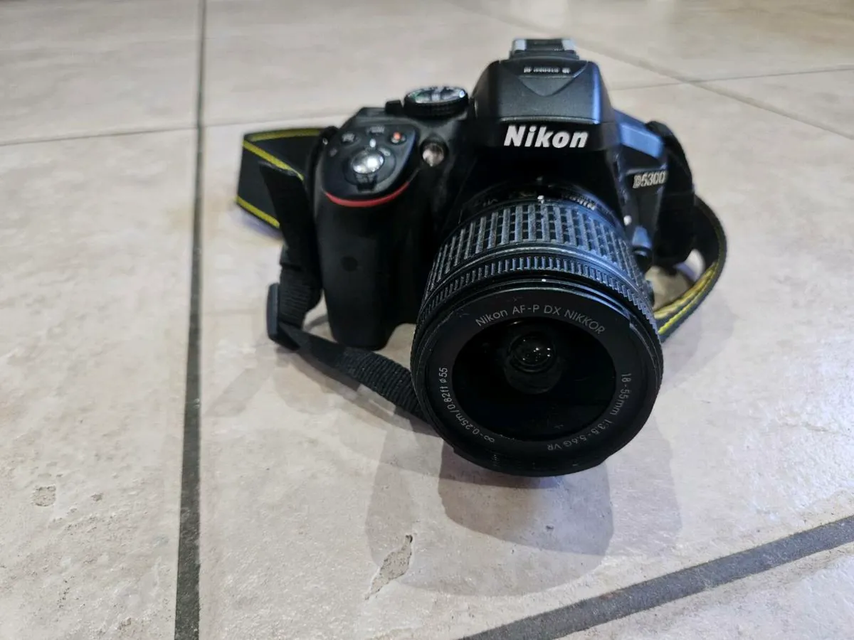 Nikon D5300 Digital SLR Camera, 18-55mm VR Lens - Image 1