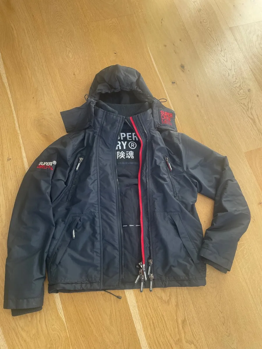 Super dry Men’s Jacket Navy - Image 1
