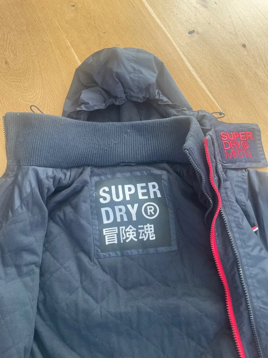 Super dry Men’s Jacket Navy - Image 3