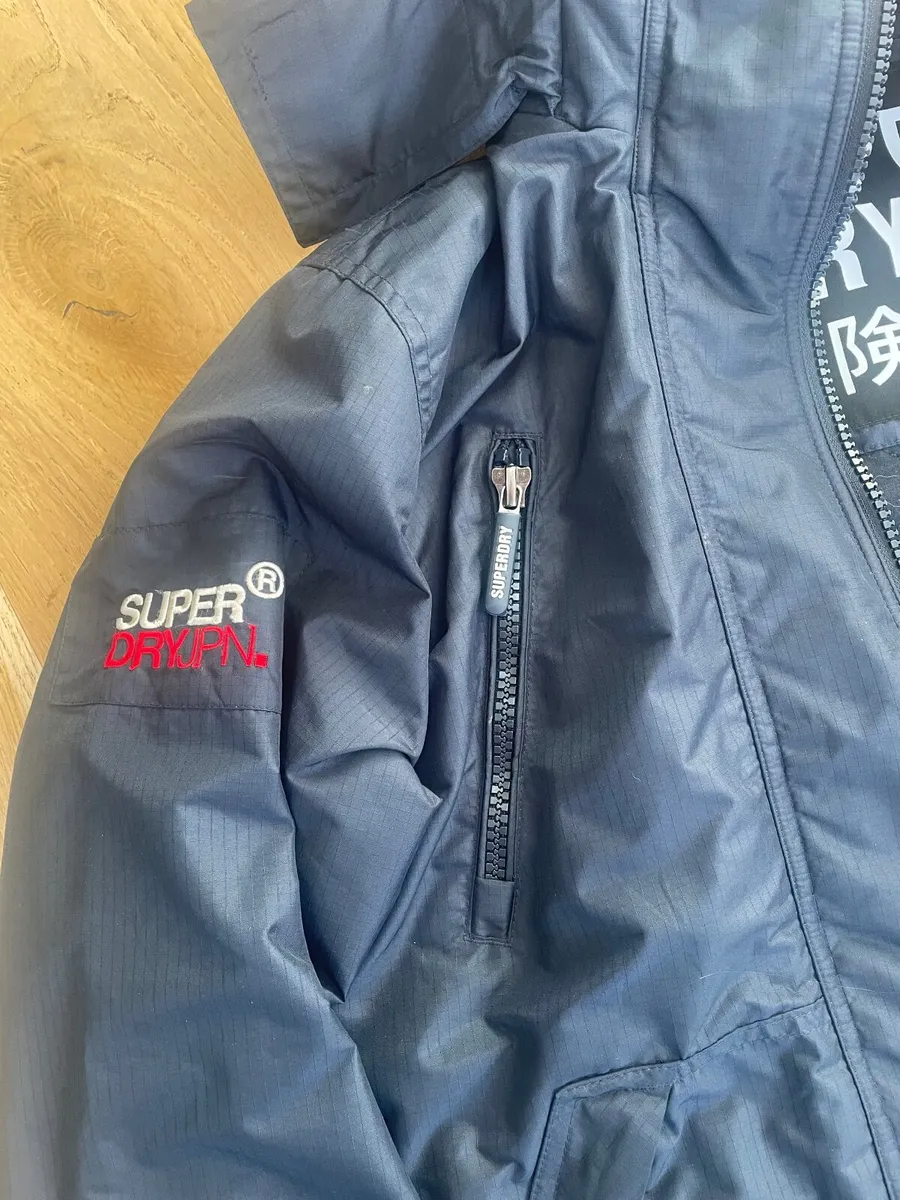 Super dry Men’s Jacket Navy - Image 4