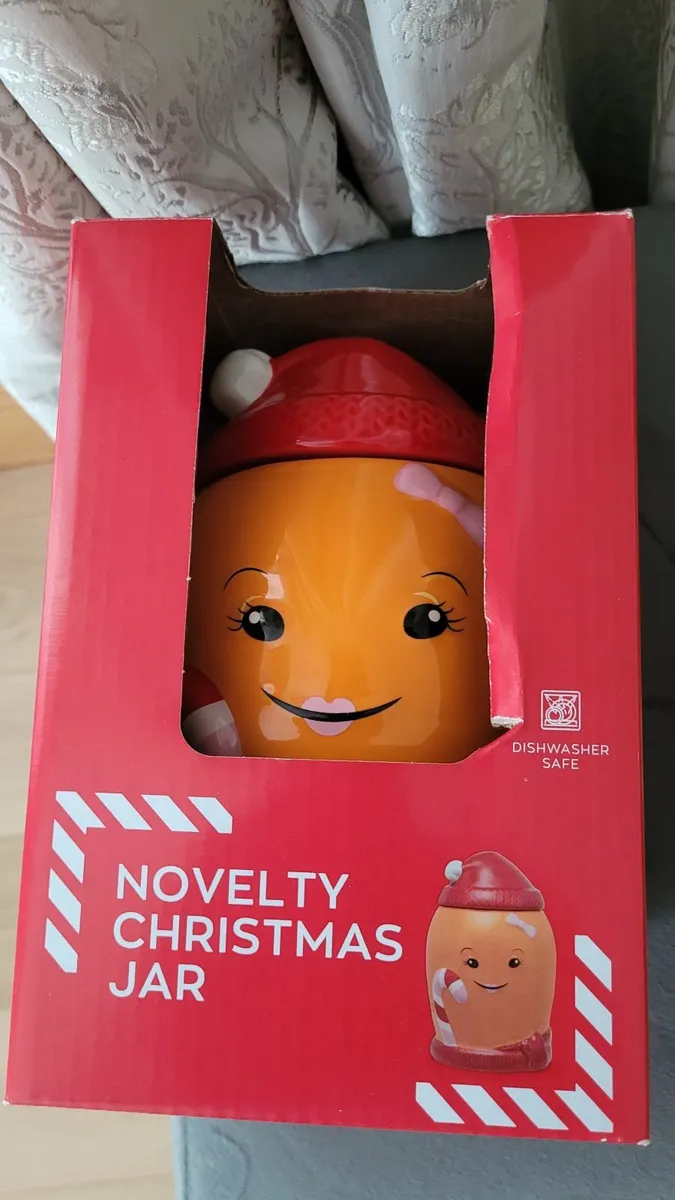 Katie the carrot Christmas jar and plate - Image 4