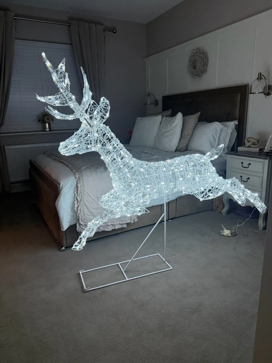 Light up outdoor reindeer - Image 1