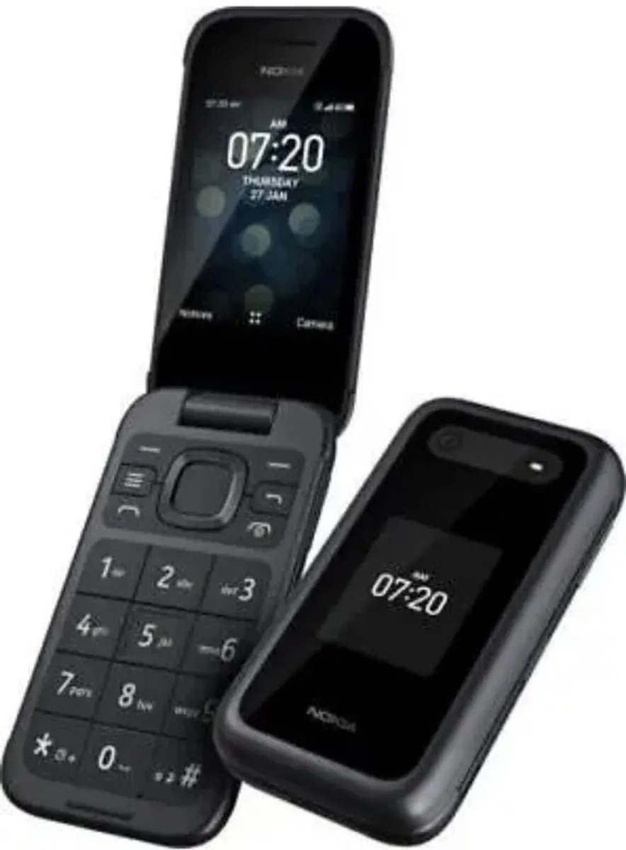 Nokia 2660 (2022) TA-1469  4G Black Dual Screen Unlocked Dual Sim Flip Phone MP3 Player & Wireless FM - Image 4