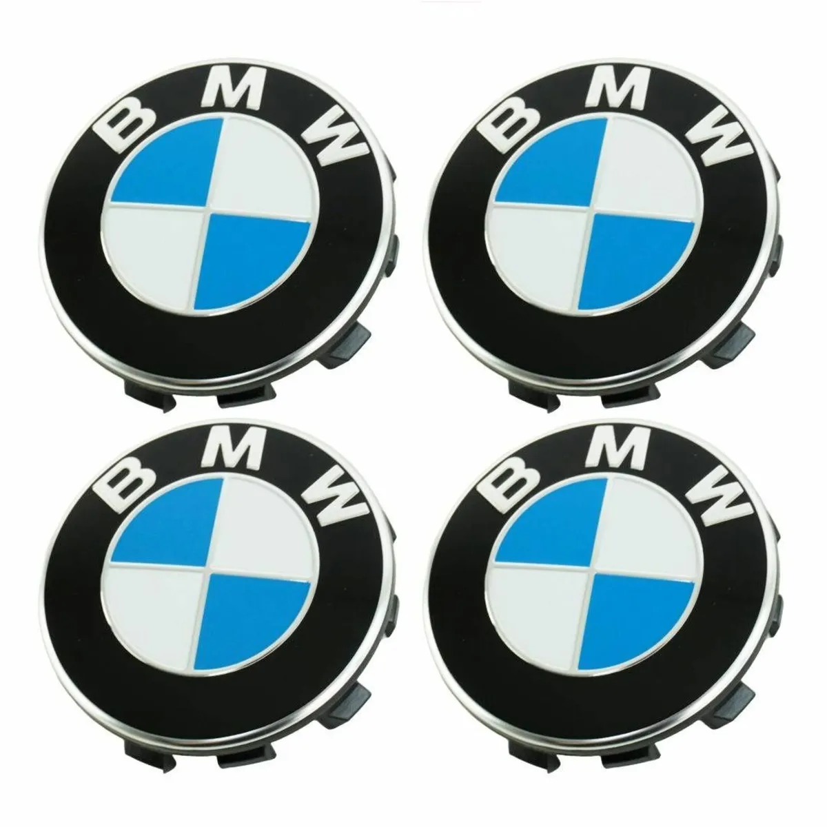 Set of 4 x BMW Centre 68mm Caps 1/3/5/6/7 Series