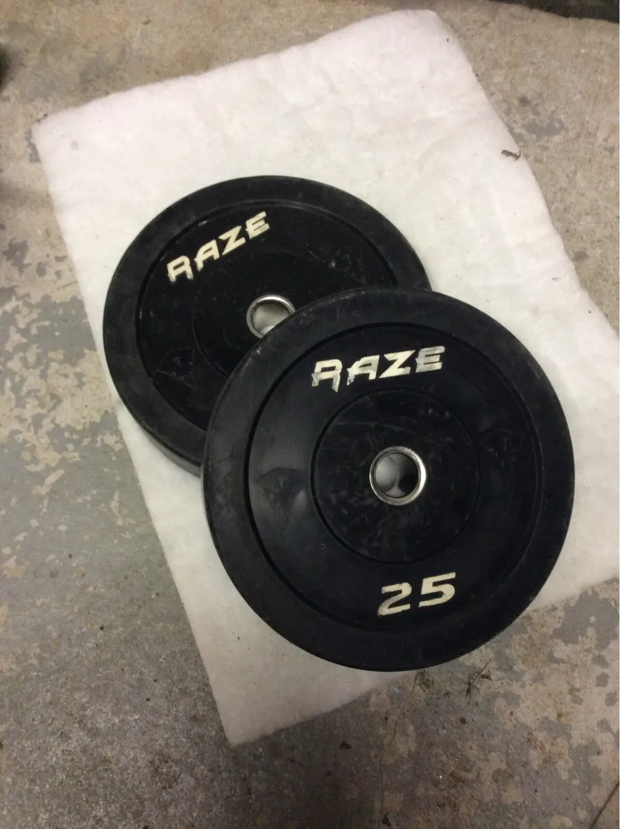 Olympic 80kg Bumper Weight Plates - Image 2