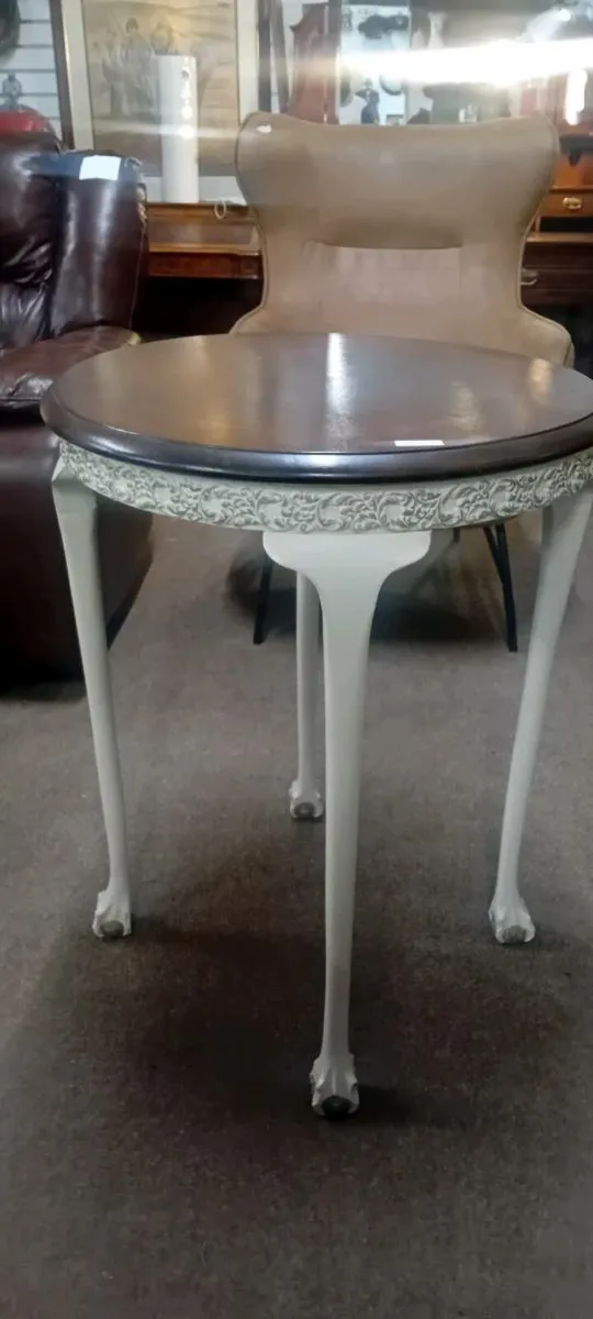 Decorative Round Side Table - Image 1