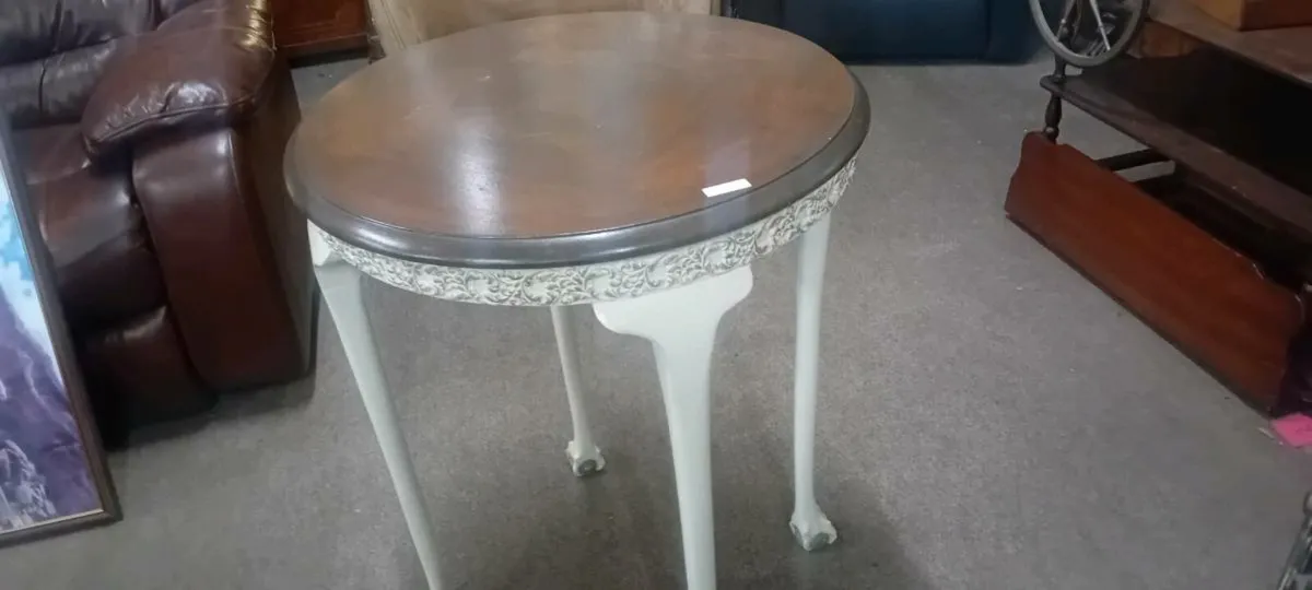 Decorative Round Side Table - Image 2