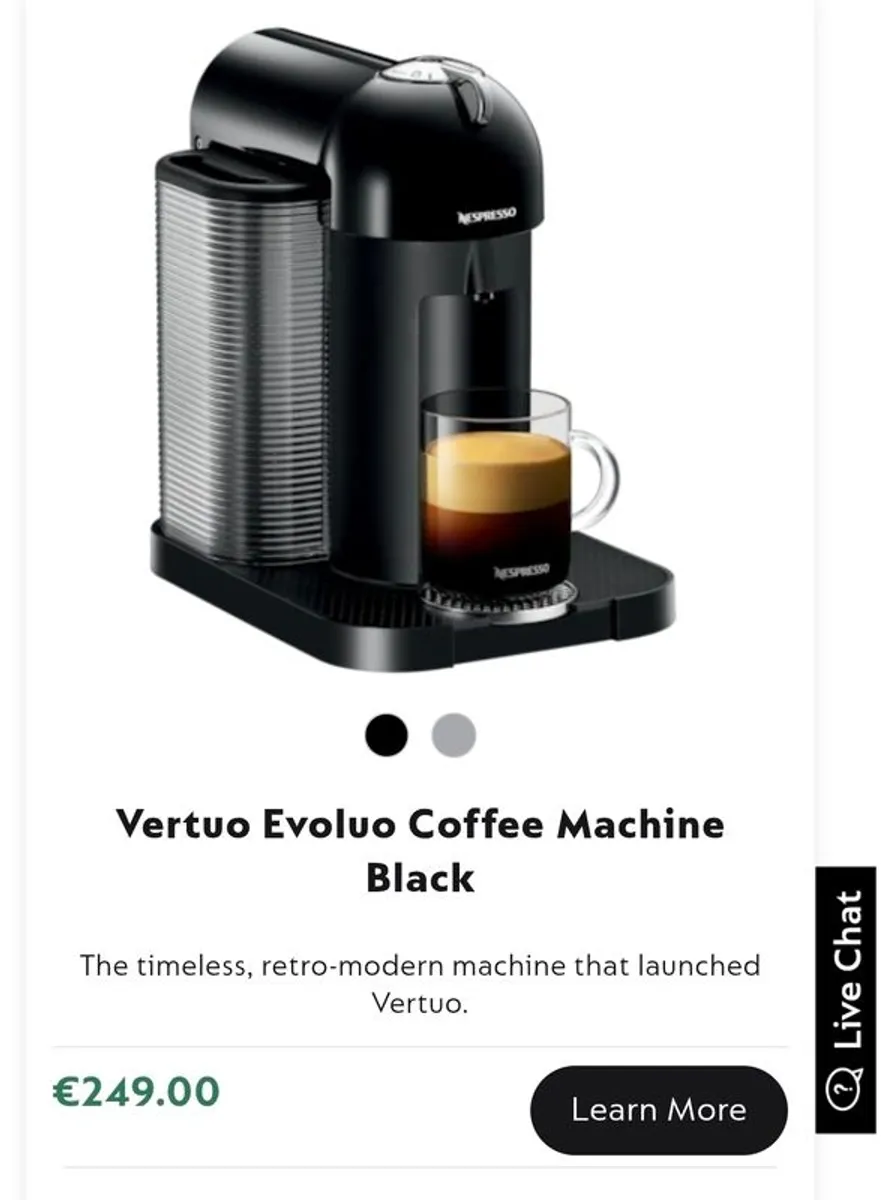 Nespresso Coffee Machine . Excellent Condition - Image 3