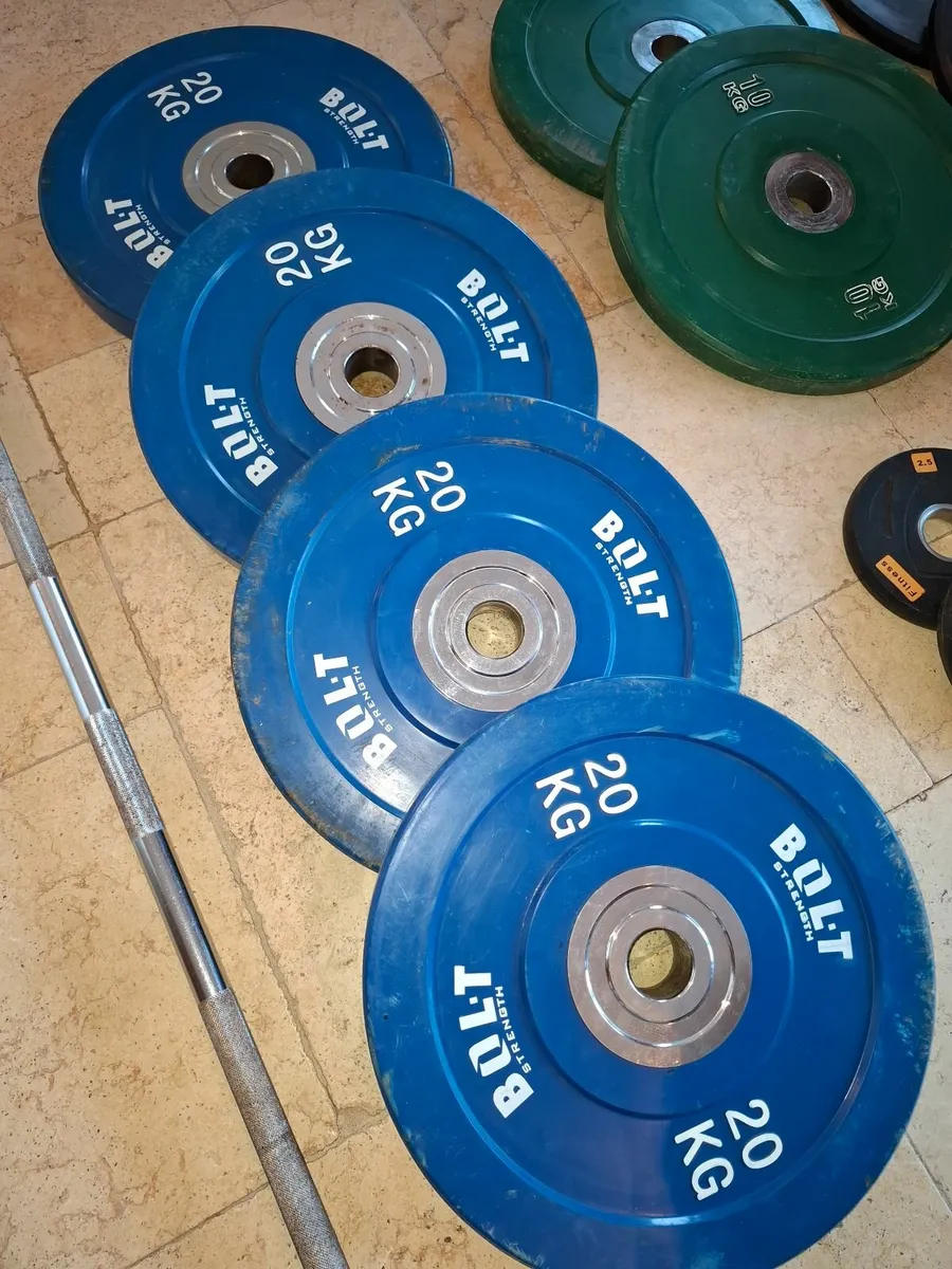 Barbell plates - 20, 10, 5 and 2.5 kg - Image 3