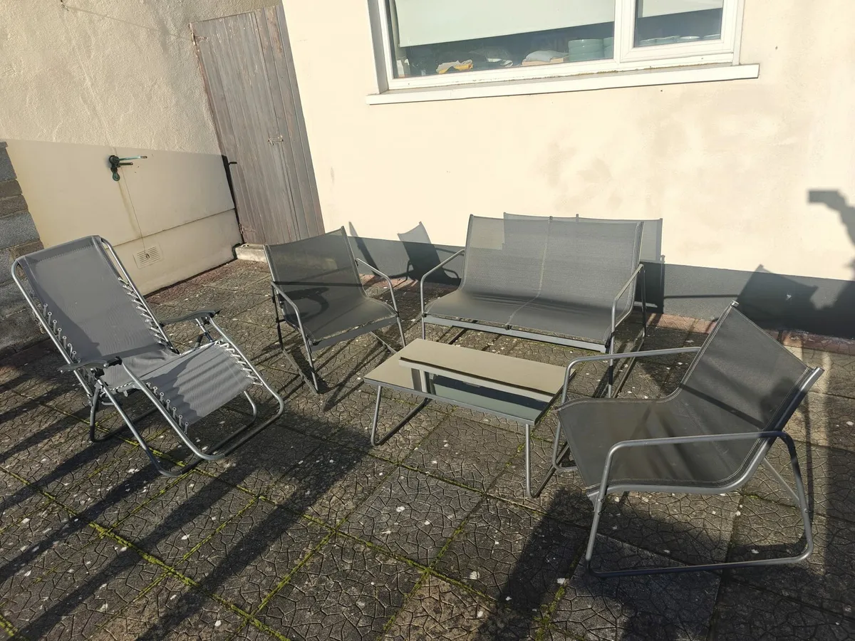 Garden table and chairs