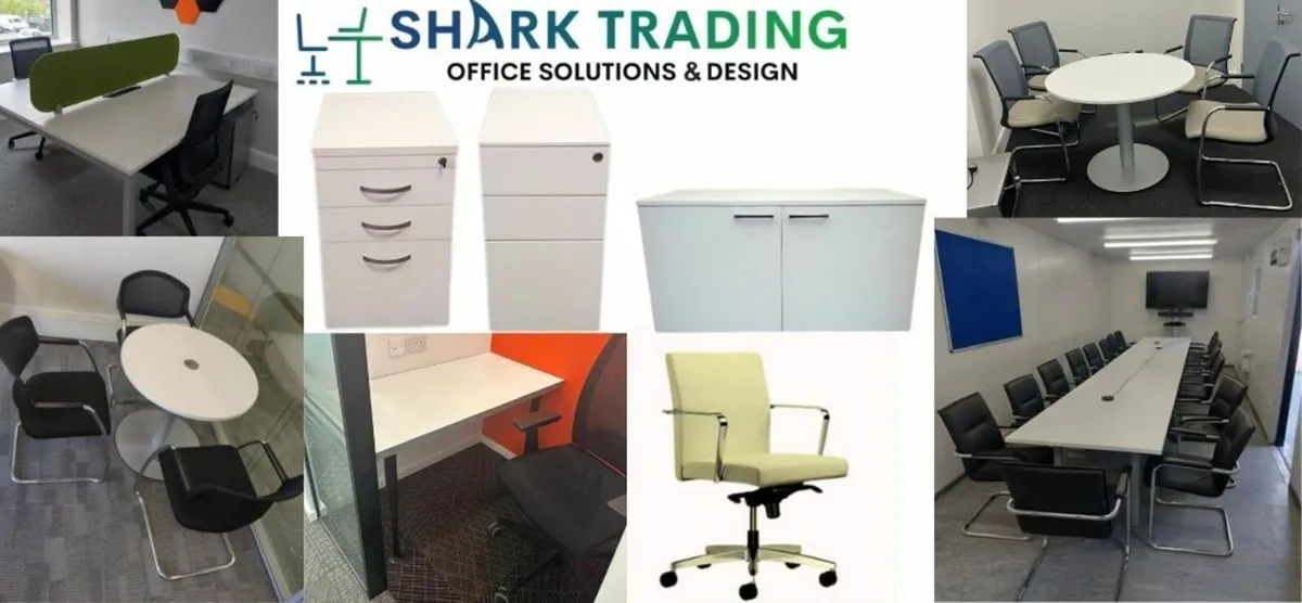 White Office Furniture - Image 1