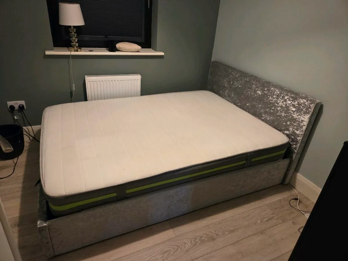 Double Ottoman Bed with Mattress - Image 1
